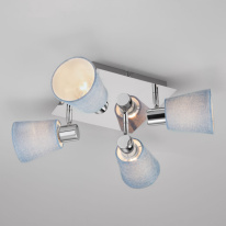 Фото Спот Eurosvet 20080/4 хром/голубой