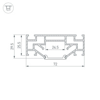 Цена на Профиль Arlight 040060