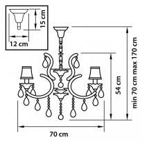Цена на Подвесная люстра Lightstar 726081
