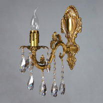 Фото Бра AMBIENTE by BRIZZI 2118/1 AB Tear drop