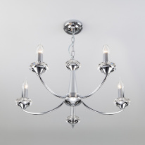 Купить Подвесная люстра Eurosvet 60096/5 хром