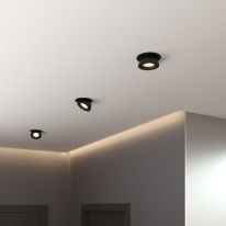 Купить Встраиваемый светильник Elektrostandard Pruno черный 8W 4200К (25080/LED)