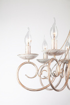 Цена на Подвесная люстра Eurosvet 22404/8 белый с золотом