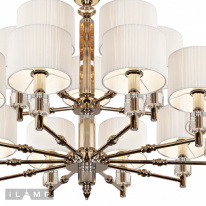 Цена на Подвесная люстра iLamp P2404-10+5 Nickel