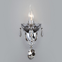 Купить Бра Eurosvet 10103/1 хром/дымчатый хрусталь Strotskis