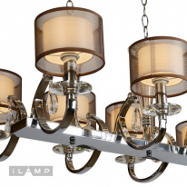 Подвесная люстра iLamp RM16001/8PCR в интернет магазине Гет Лайт