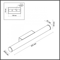 Светильник для картин Odeon Light 6617/8WL в интернет магазине Гет Лайт