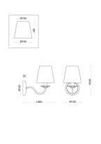 Бра Freya FR2027WL-01N Цена на Бра Freya FR2027WL-01N