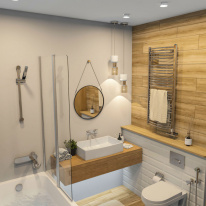 Купить с доставкой по Москве и России Влагозащищенный светильник Denkirs DK2403-WH