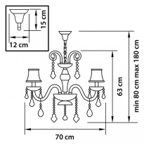 Цена на Подвесная люстра Lightstar 715087