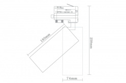 Купить Светильник на шине Donolux DL18895R30W1B Track