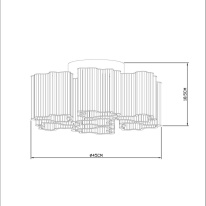 Накладная люстра ARTE Lamp A8567PL-7CL в интернет магазине Гет Лайт