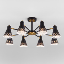 Фото Люстра на штанге Eurosvet 70100/8 черный