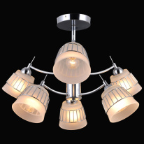 Фото Люстра на штанге Natali Kovaltseva FRIENDLY 75088/6C CHROME