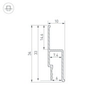 Купить Профиль Arlight 039472
