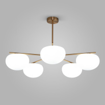 Купить Люстра на штанге Eurosvet 30190/5 латунь