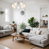 Люстра на штанге Escada 1142/7P Silver в интернет магазине Гет Лайт