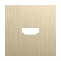 Фото Клавиша Werkel WL10-HDMI-CP шампань рифленый