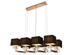 Фото Подвесная люстра Newport 3208/S gold без абажуров