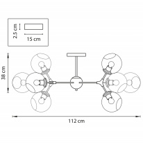 Купить с доставкой по Москве и России Люстра на штанге Lightstar 785083