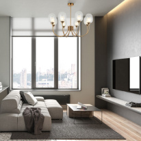 Купить Люстра на штанге Eurosvet 70217/8 латунь