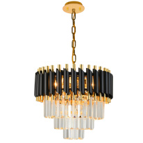 Фото Каскадная люстра Natali Kovaltseva DARIAN 76017/5C GOLD BLACK