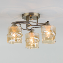 Фото Люстра на штанге Eurosvet 30158/3 античная бронза