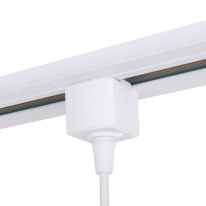 Фото Коннектор Elektrostandard 85121/00/Коннектор для однофазного шинопровода белый