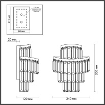Бра Odeon Light 5073/2W Купить Бра Odeon Light 5073/2W
