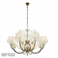 Подвесная люстра iLamp P9404-8+4 nic в интернет магазине Гет Лайт