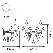 Цена на Бра Lightstar 710622
