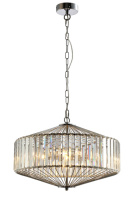 Цена на Подвесная люстра Crystal Lux FIESTA SP5 CHROME/TRANSPARENTE