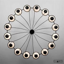 Купить Подвесная люстра iLamp 10346P/16 BK-WH