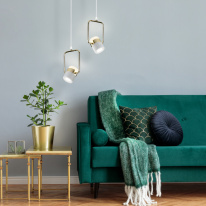 Цена на Подвесной светильник Eurosvet 50165/1 LED золото/белый