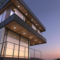 Купить Накладной уличный светильник Elektrostandard Light LED 2105 (35132/H) серый