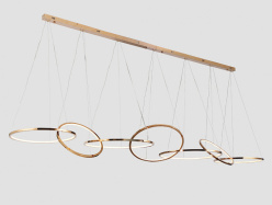 Фото Подвесная люстра Newport 15207/S gold