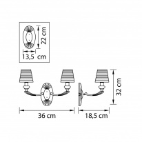 Цена на Бра Lightstar 690622