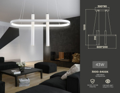 Подвесная люстра Ambrella Light FL5383 Цена на Подвесная люстра Ambrella Light FL5383