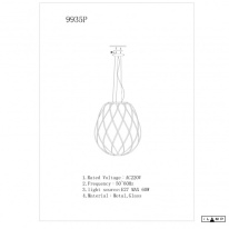 Подвесной светильник iLamp 9935P/1-D300 CL Купить Подвесной светильник iLamp 9935P/1-D300 CL