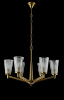 Цена на Подвесная люстра Crystal Lux LAURA SP-PL6 BRONZE