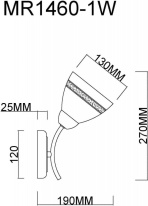 Купить Бра MyFar MR1460-1W