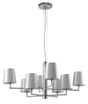 Фото Подвесная люстра Crystal Lux AZUL SP8 CHROME