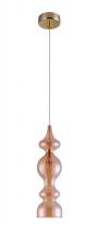 Подвесной светильник Crystal Lux IRIS SP1 A AMBER Фото Подвесной светильник Crystal Lux IRIS SP1 A AMBER