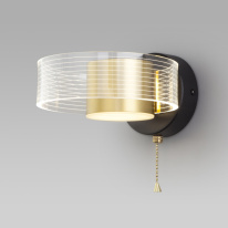 Фото Бра Eurosvet 90244/1 черный/золото