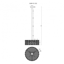 Фото Люстра на штанге iLamp D4688-50 SGD