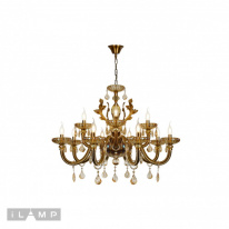 Фото Подвесная люстра iLamp 81069-8+4 BR