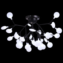 Накладная люстра Natali Kovaltseva GRACE 75126/12С BLACK в интернет магазине Гет Лайт
