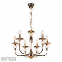 Цена на Подвесная люстра iLamp 1030-6GD