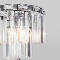 Купить Торшер Eurosvet 01137/3 хром/прозрачный хрусталь Strotskis