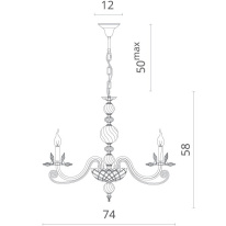 Купить с доставкой по Москве и России Подвесная люстра Divinare 8820/09 LM-6